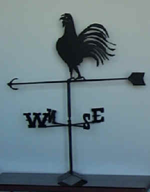 Traditional Rooster Or Cockeral Weathervane