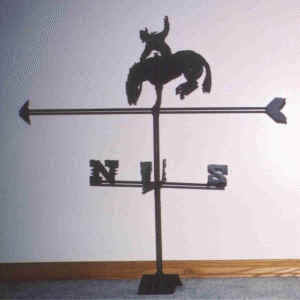 Bucking Bronc Weathervane