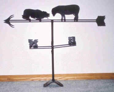 Border Collie And Ewe Weathervane